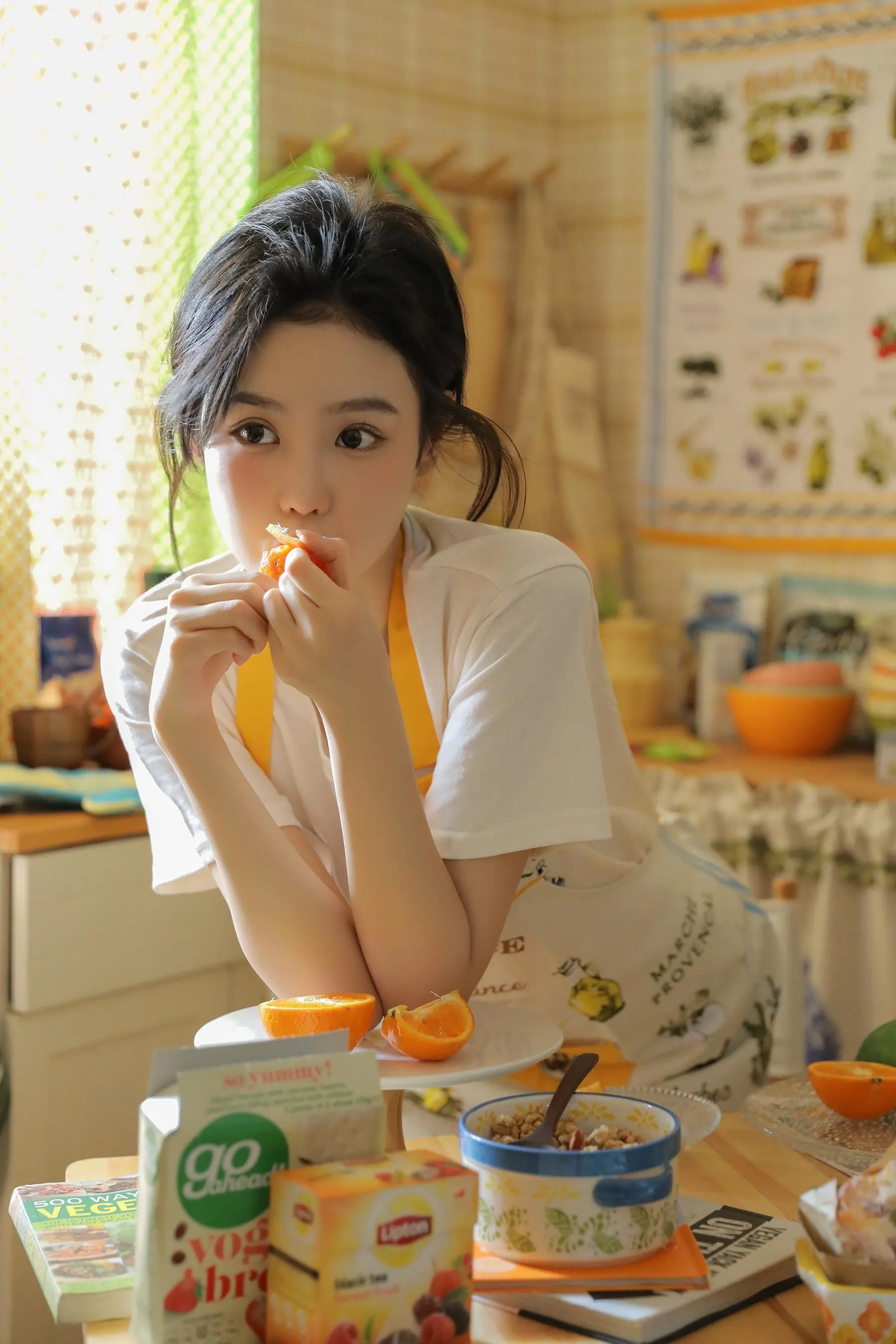 [YITUYU艺图语]2022.07.07 橙味小厨娘 苡萱mua [43P]插图2